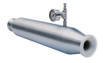 Blacoh Sentry CIP sanitary flow-through dampener